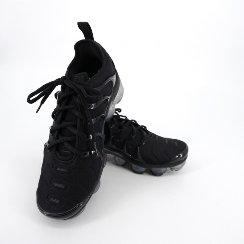 Nike Air VaporMax Plus Triple Black Womens DH1063-001 Sneakers Size 9 NEW